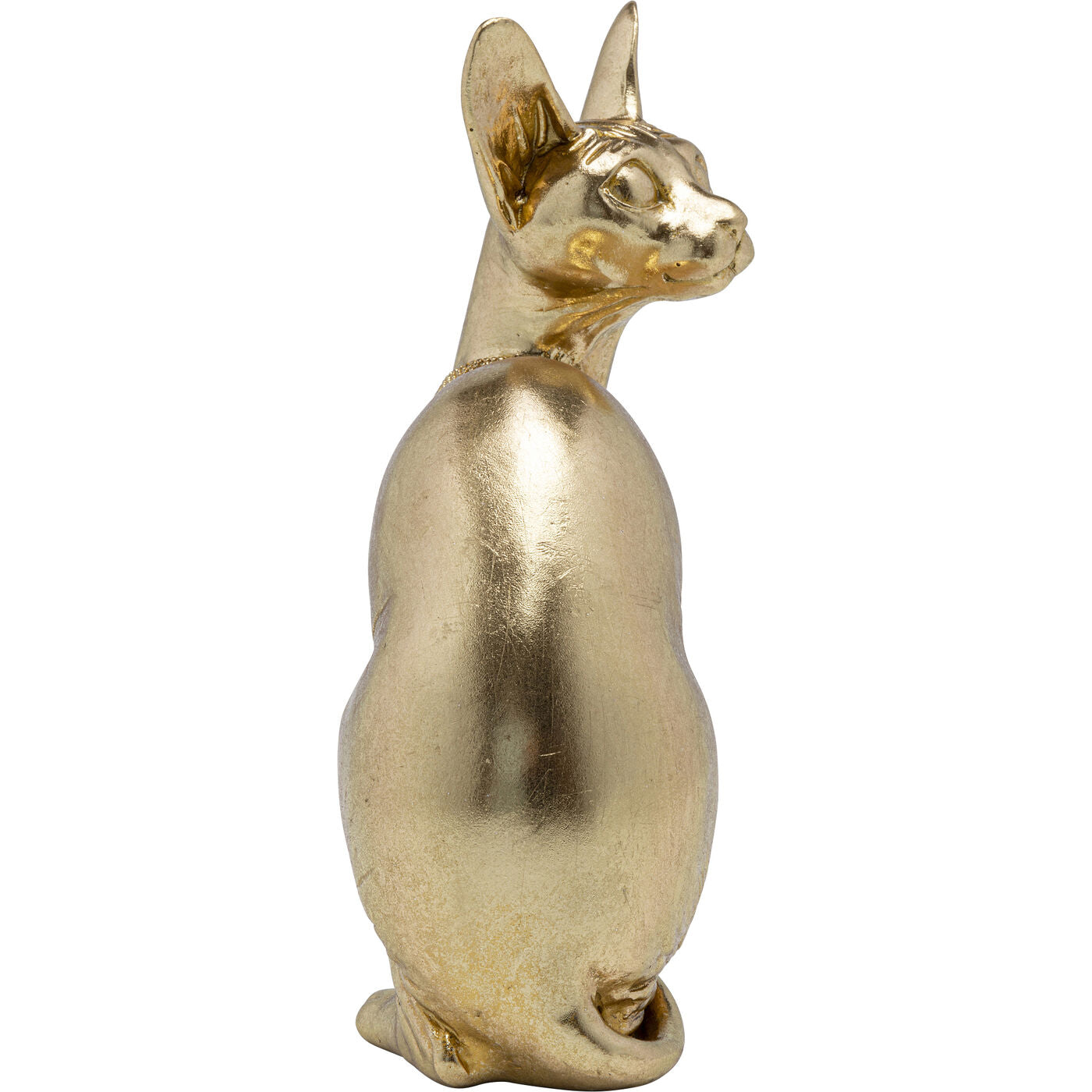 Gold Cat Figurine 