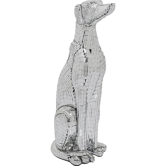 Deco Figurine Mosaic Sitting Dog 78cm