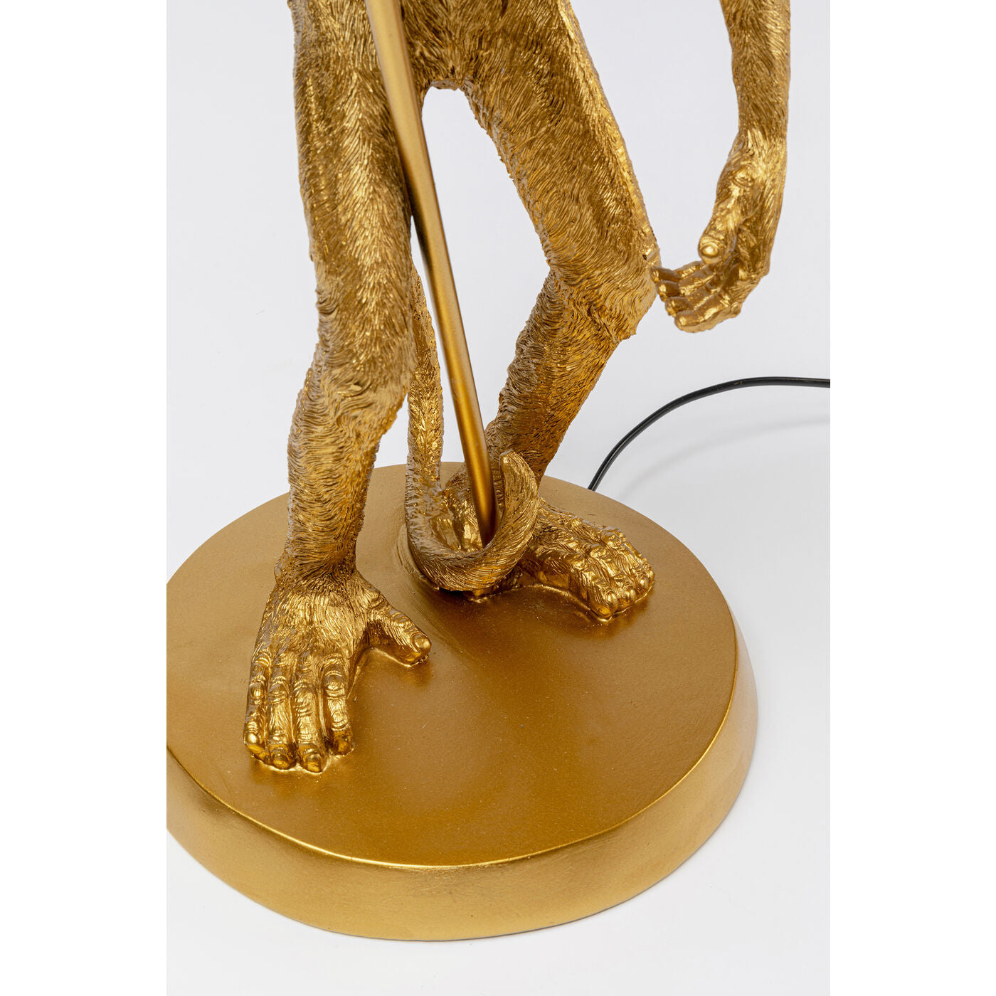 Table Lamp Animal Standing Monkey Gold 51cm