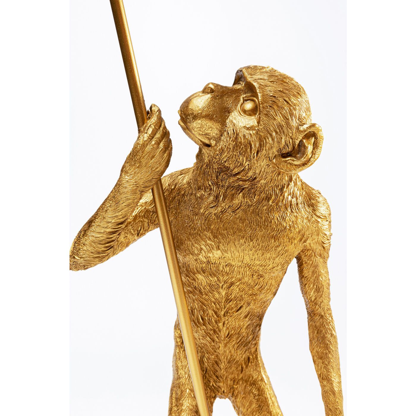 Table Lamp Animal Standing Monkey Gold 51cm