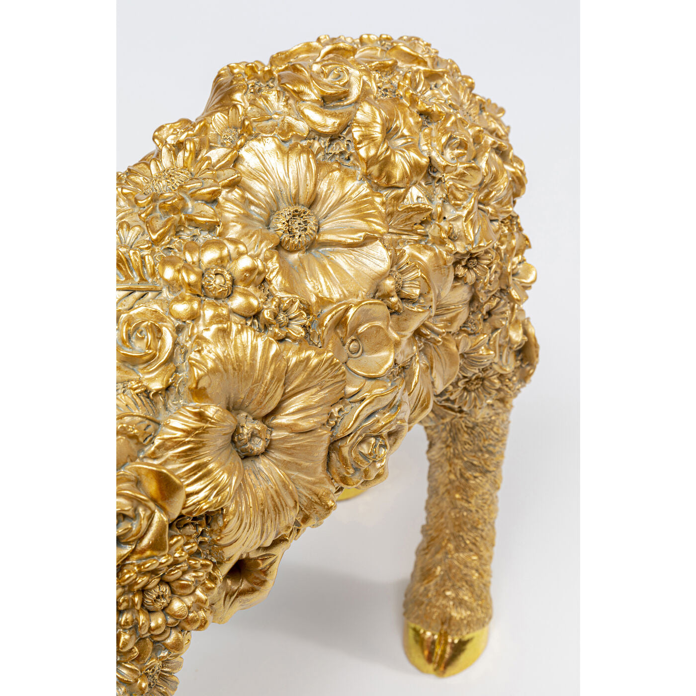 Table Lamp Animal Flower Sheep Gold 36cm