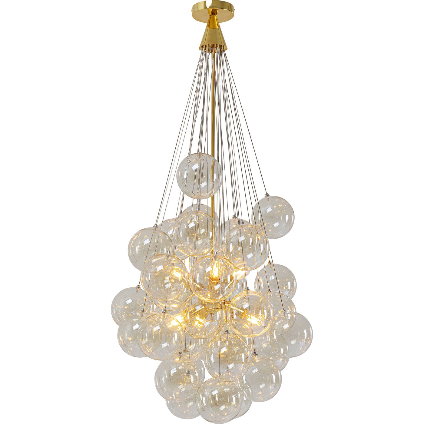 Pendant Lamp Snowballs Amber √ò50cm