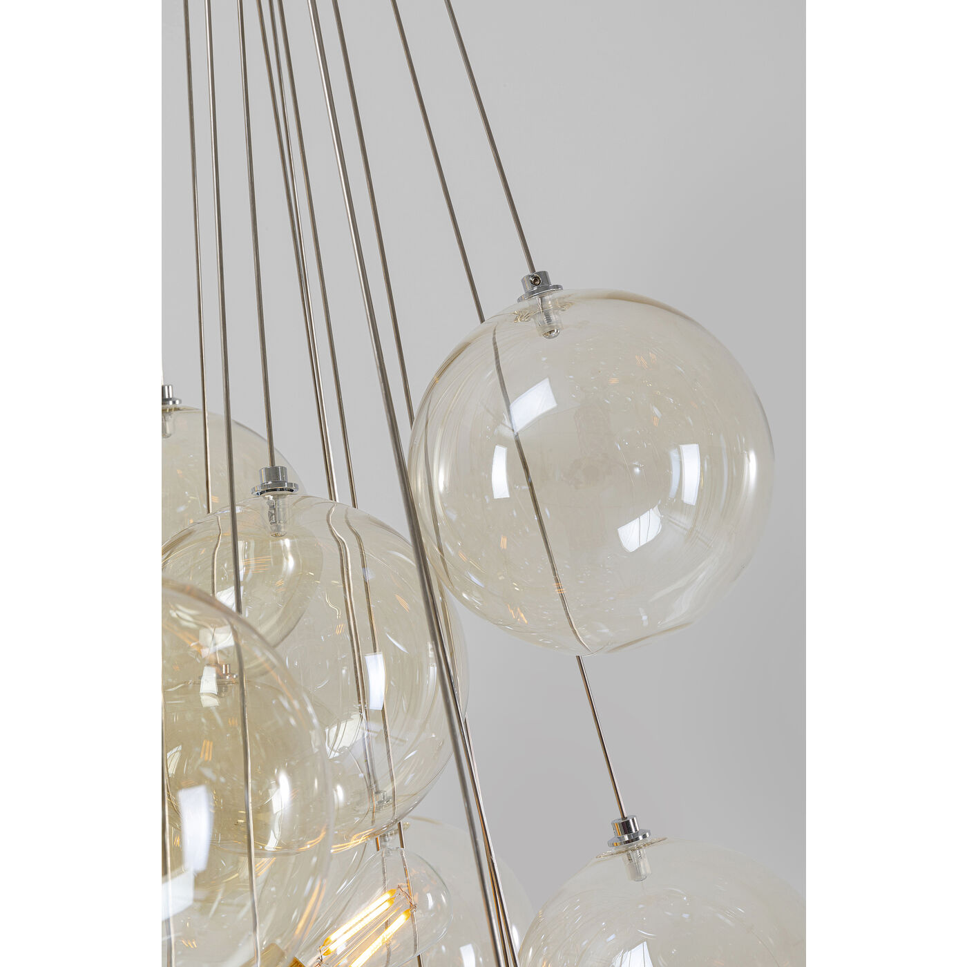 Pendant Lamp Snowballs Amber √ò50cm