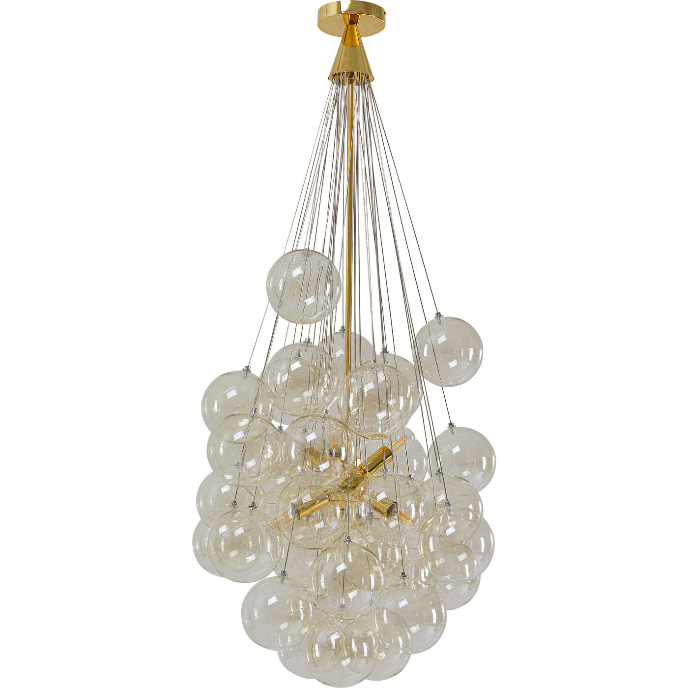 Pendant Lamp Snowballs Amber √ò50cm