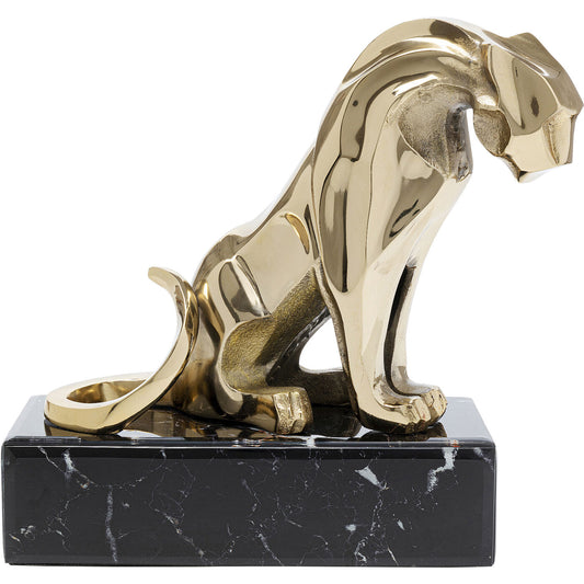 Deco Figurine Lion on Marble 34cm