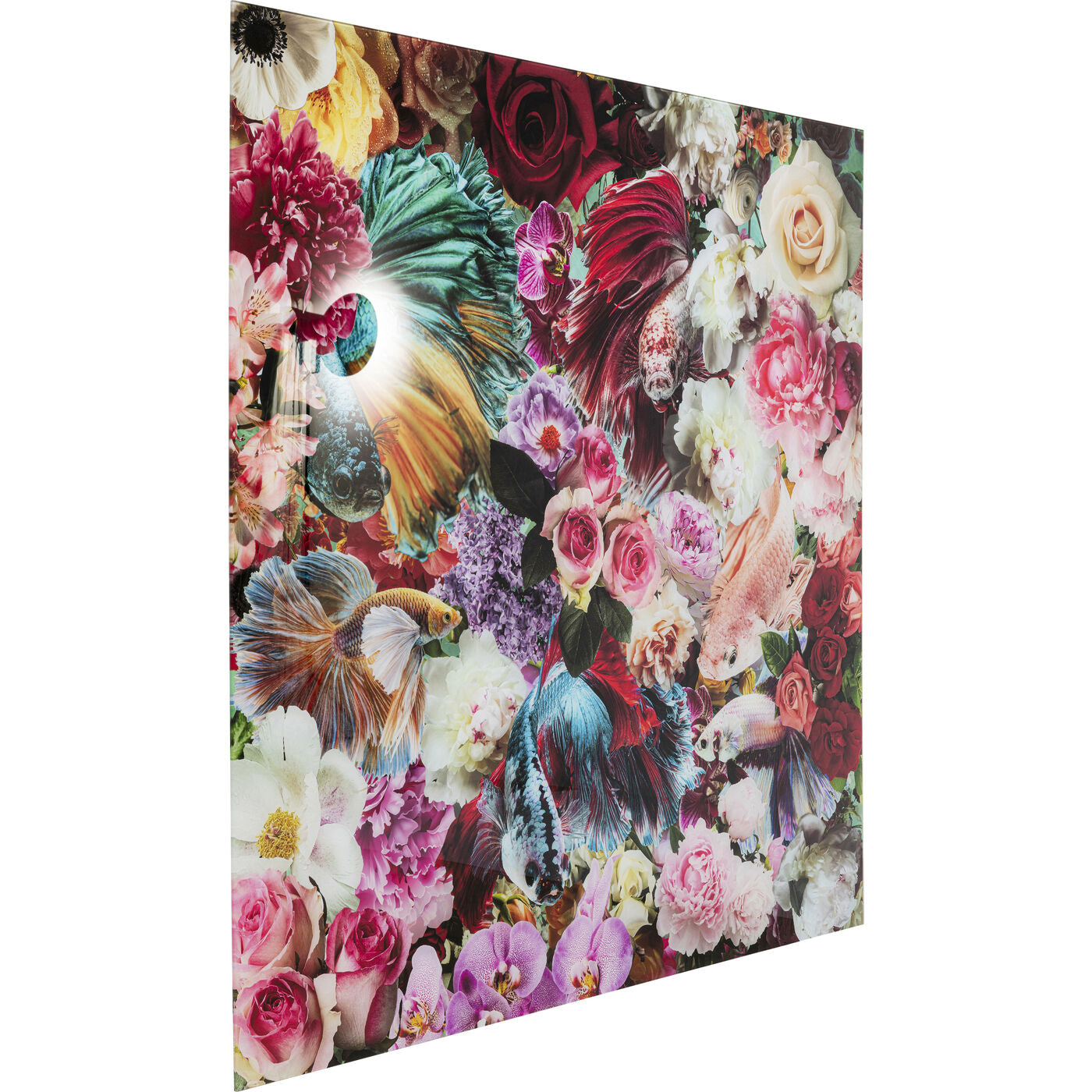 Glass Picture Rose Paradise 3D 120x120cm