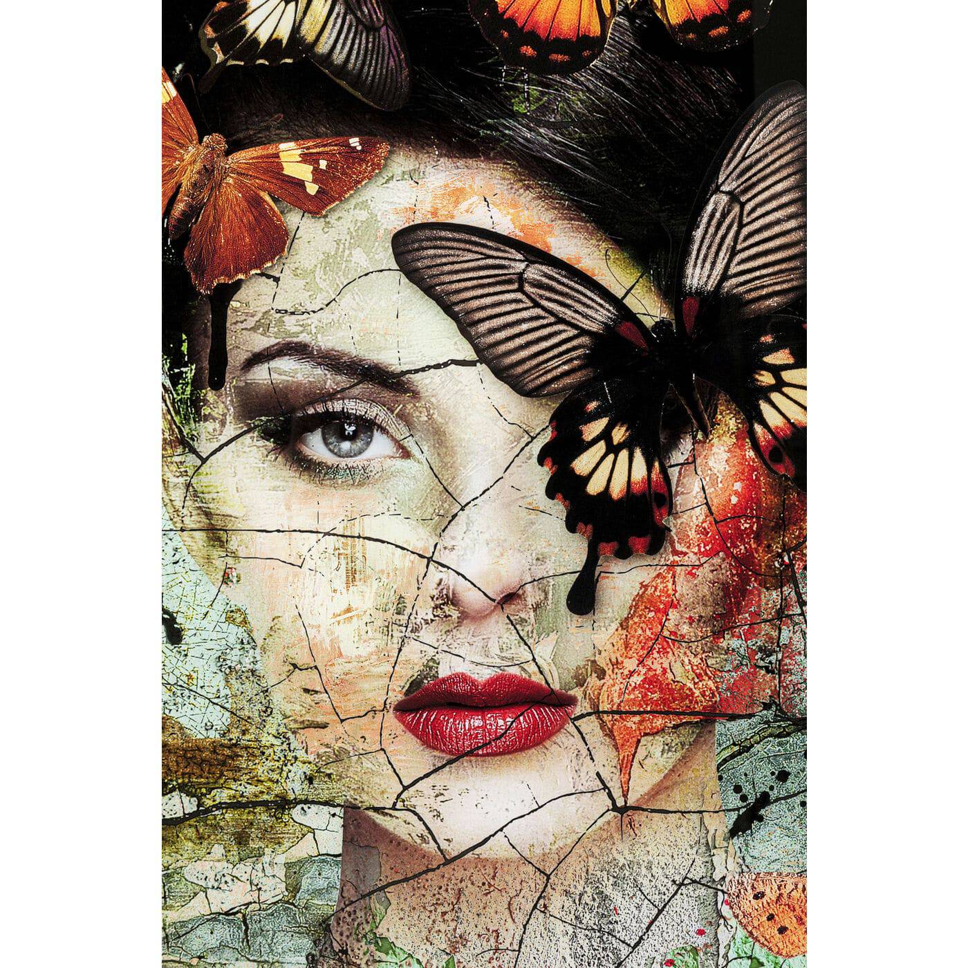 Butterfly Woman Wall Art 