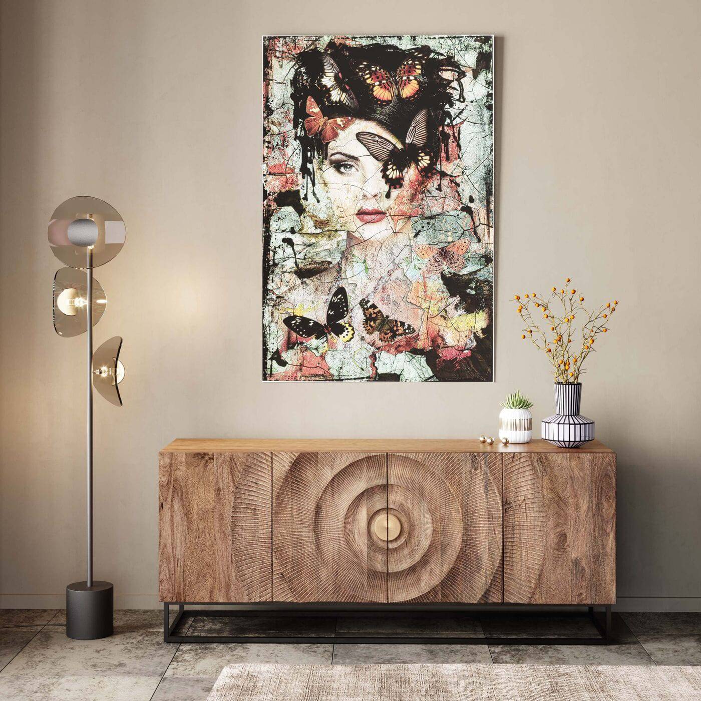 Butterfly Woman Wall Art 