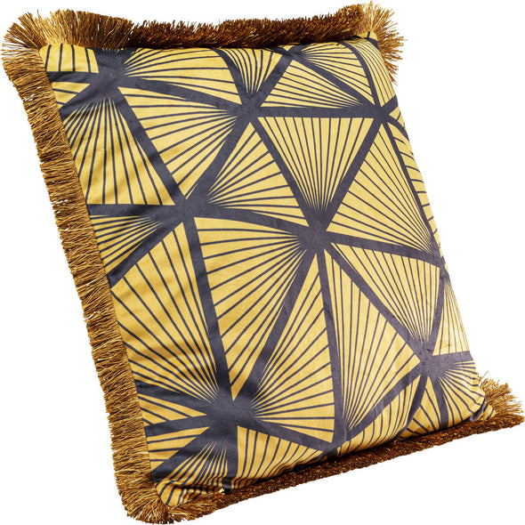 Cushion Abstract Fringe 45x45cm
