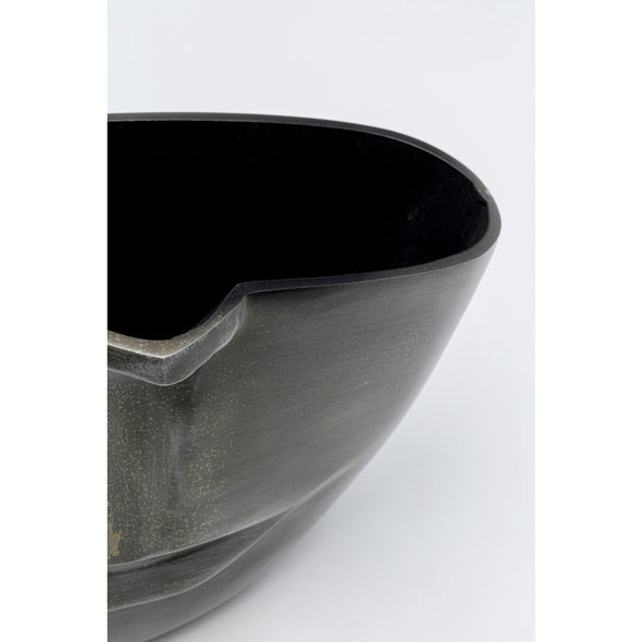 Vase Half Face Anthracite 31cm