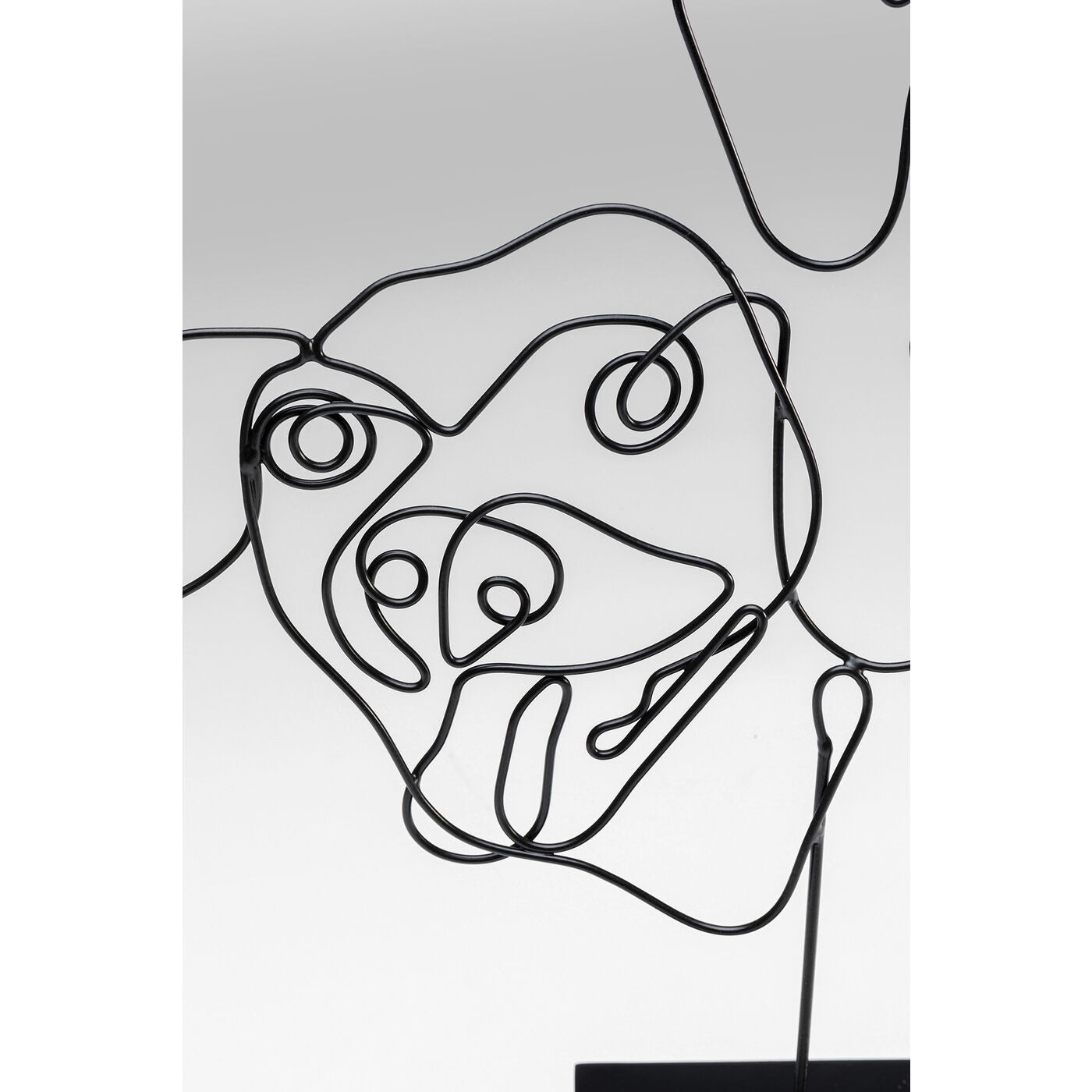 Deco Object Wire Dog Faces 38cm