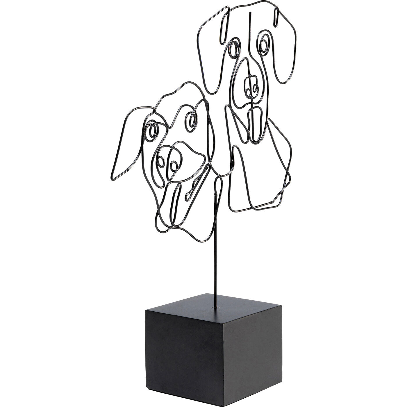 Deco Object Wire Dog Faces 38cm