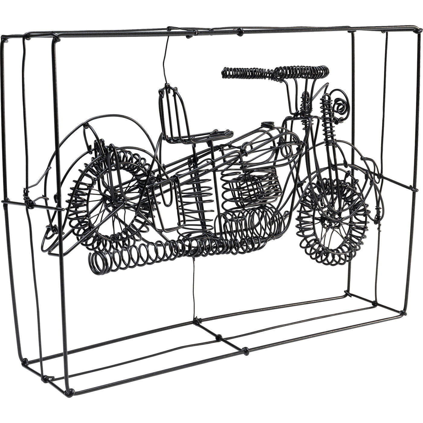 Deco Object Wire Harley Bike 32cm