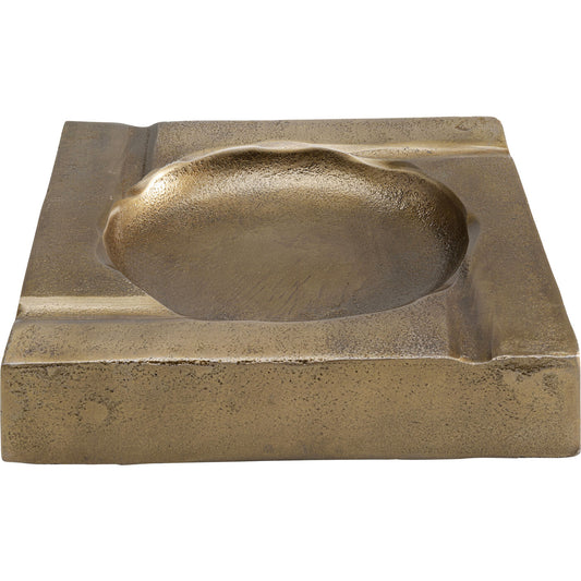 Ashtray Classic Alu Gold 20x20cm