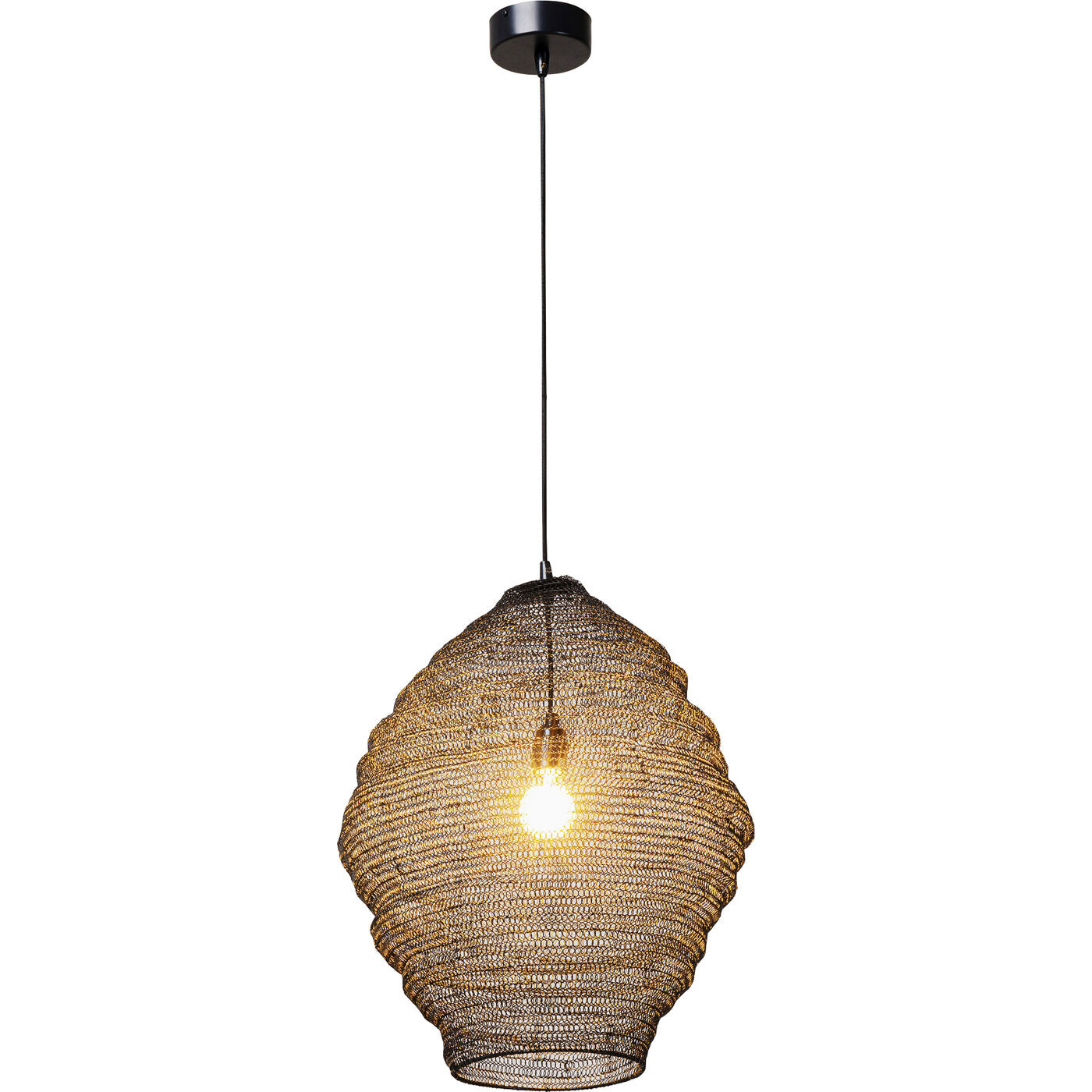 Pendant Lamp Cocoon Black √ò45cm