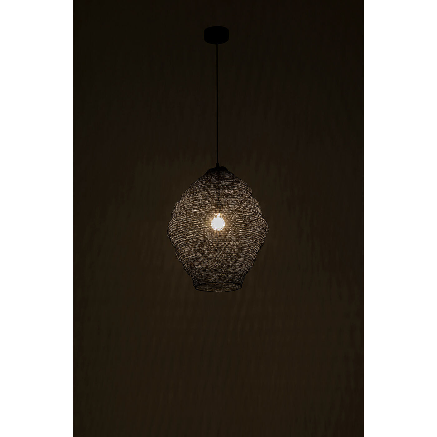 Pendant Lamp Cocoon Black √ò45cm