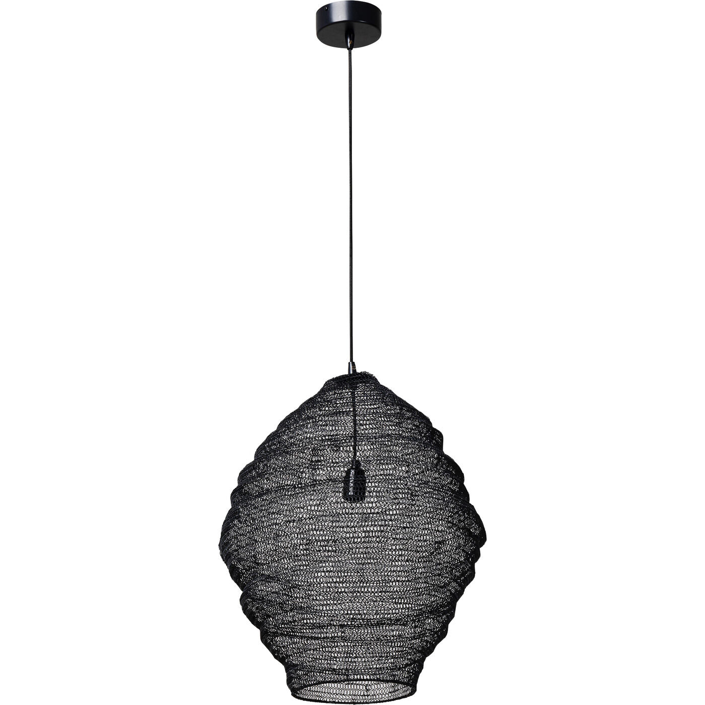 Pendant Lamp Cocoon Black √ò45cm