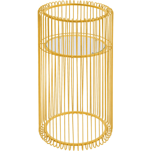 Gold Wire Plant Holder 