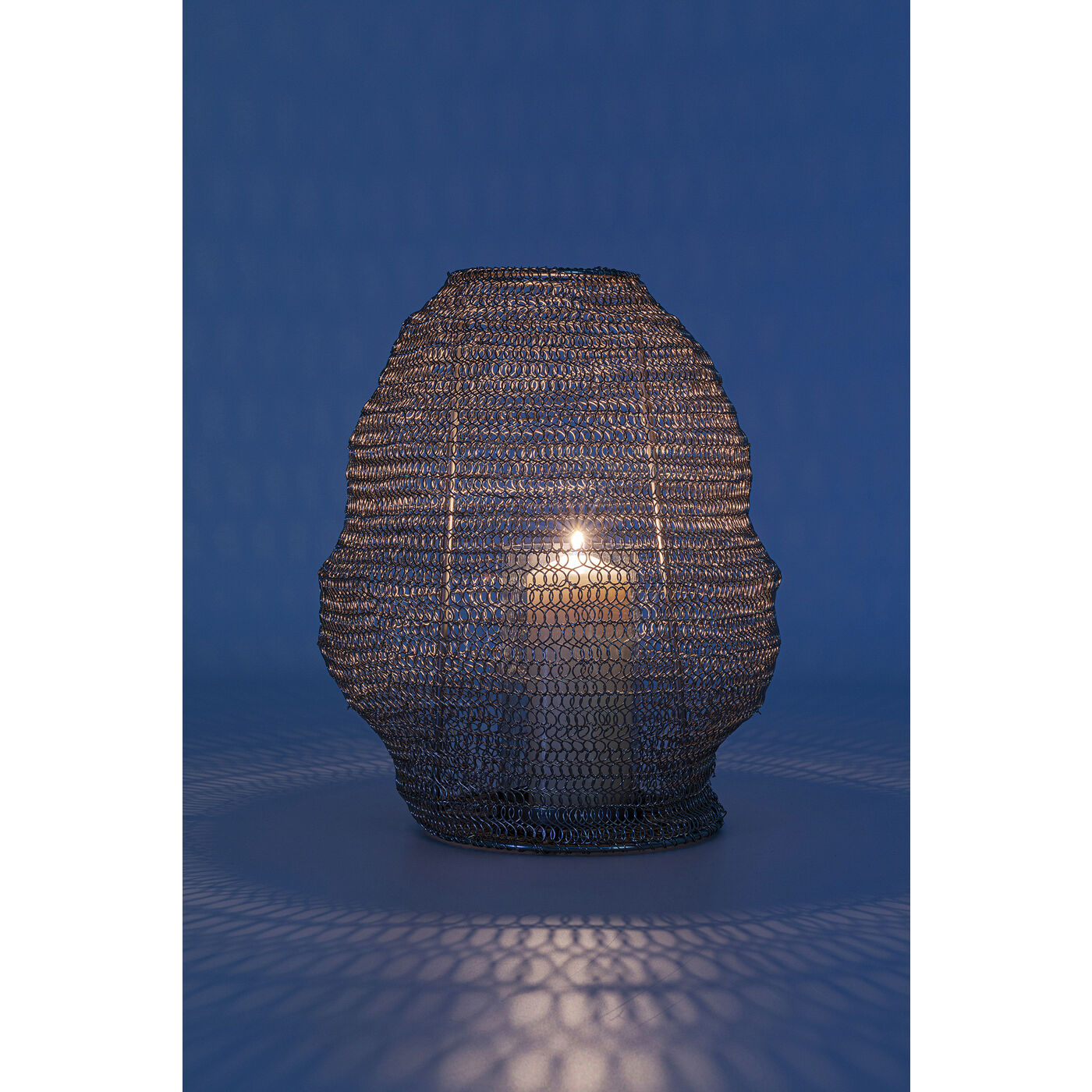 Lantern Mesh Silver Ø30cm