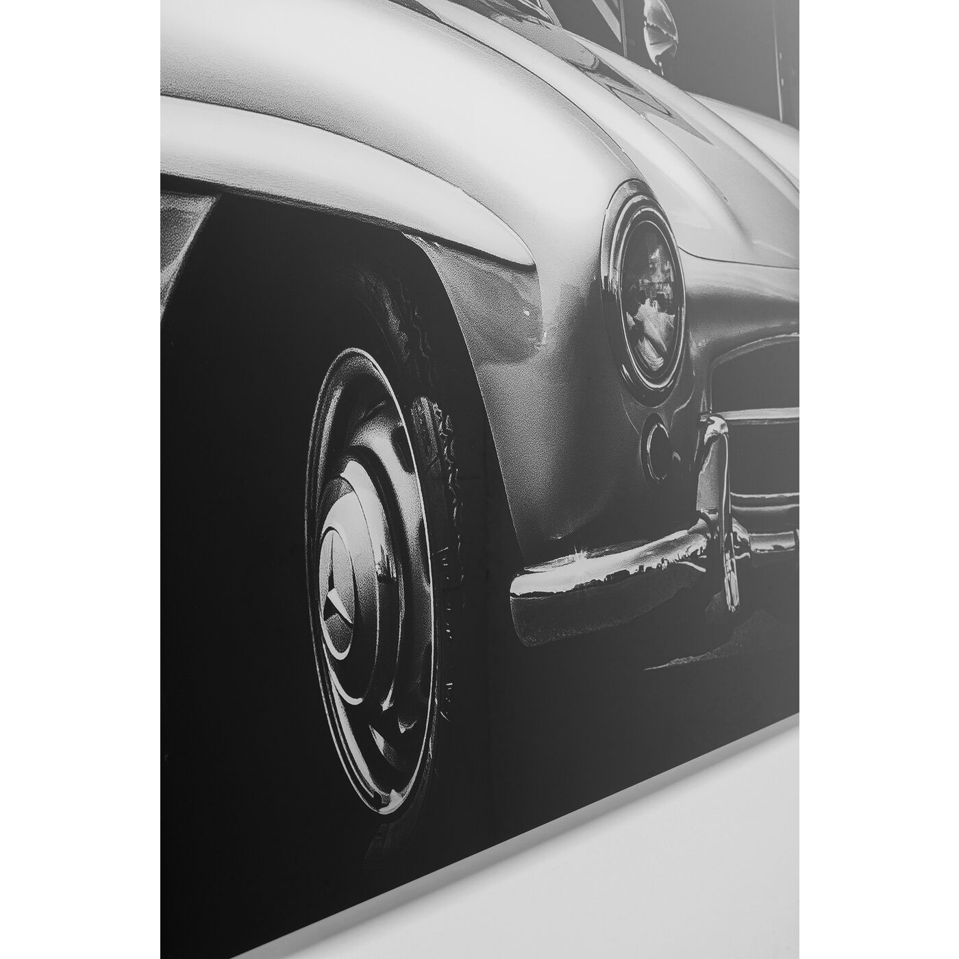 Glass Picture Classic Car 160x60cm