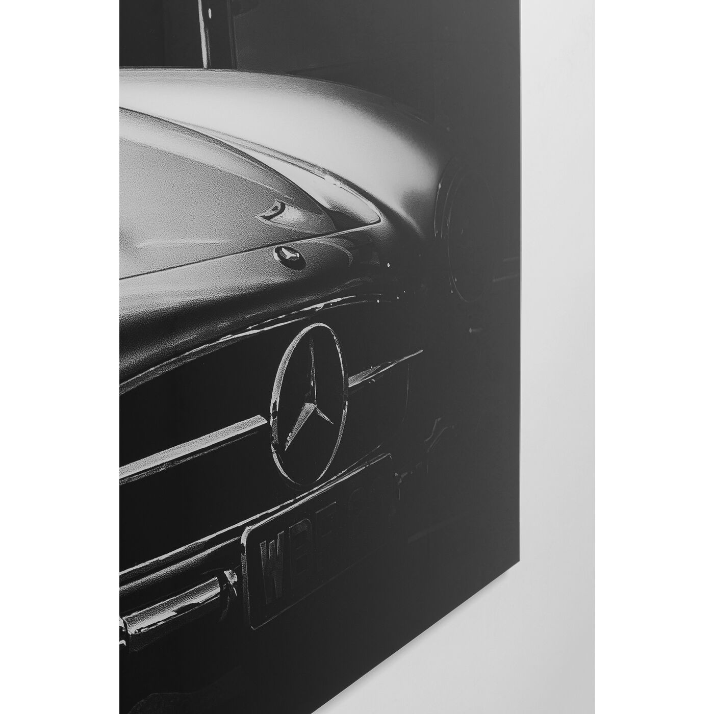 Glass Picture Classic Car 160x60cm