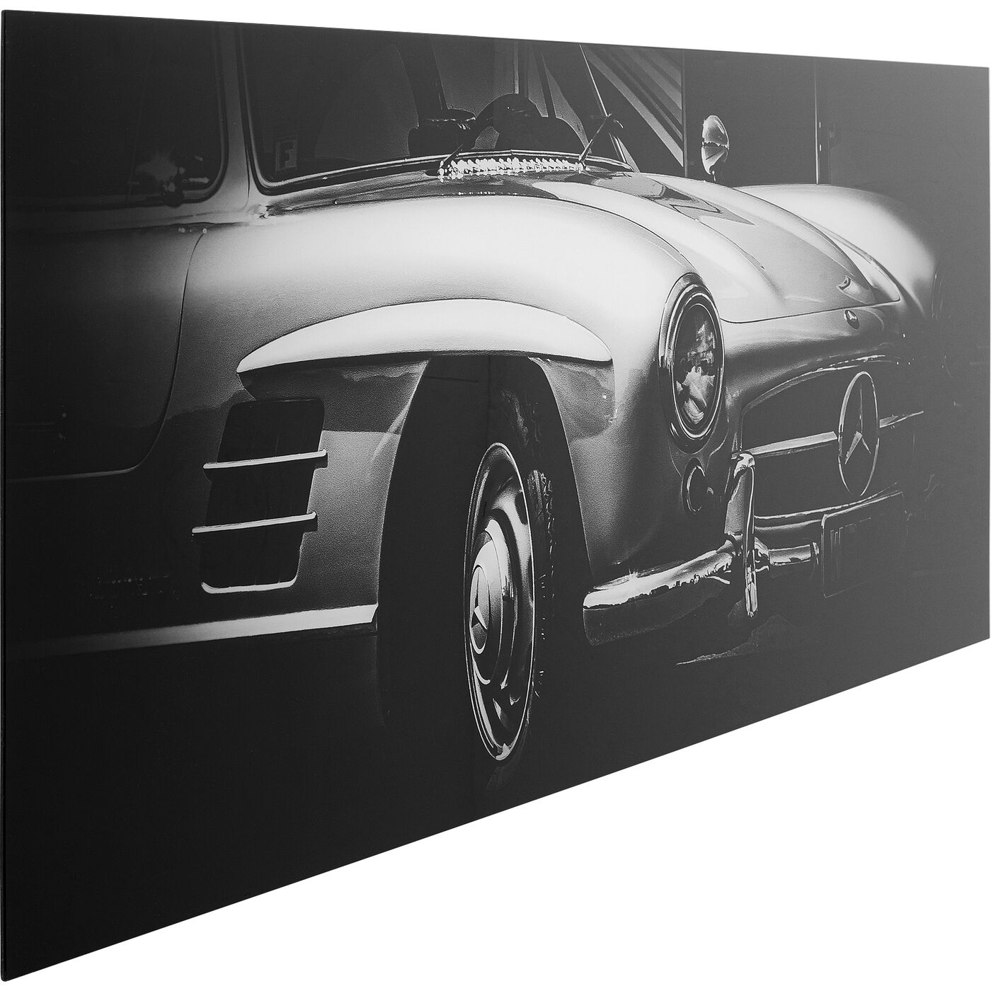 Glass Picture Classic Car 160x60cm