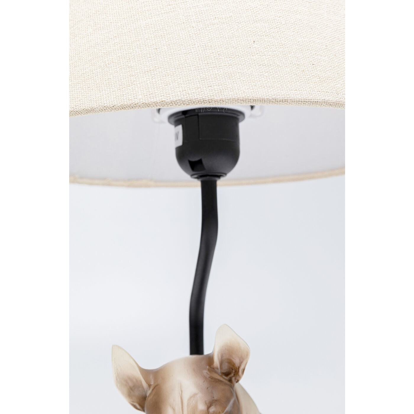 Table Lamp Sitting Dog 46cm