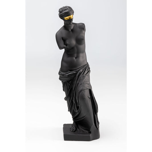 Deco Figurine Sculpture Black 48cm