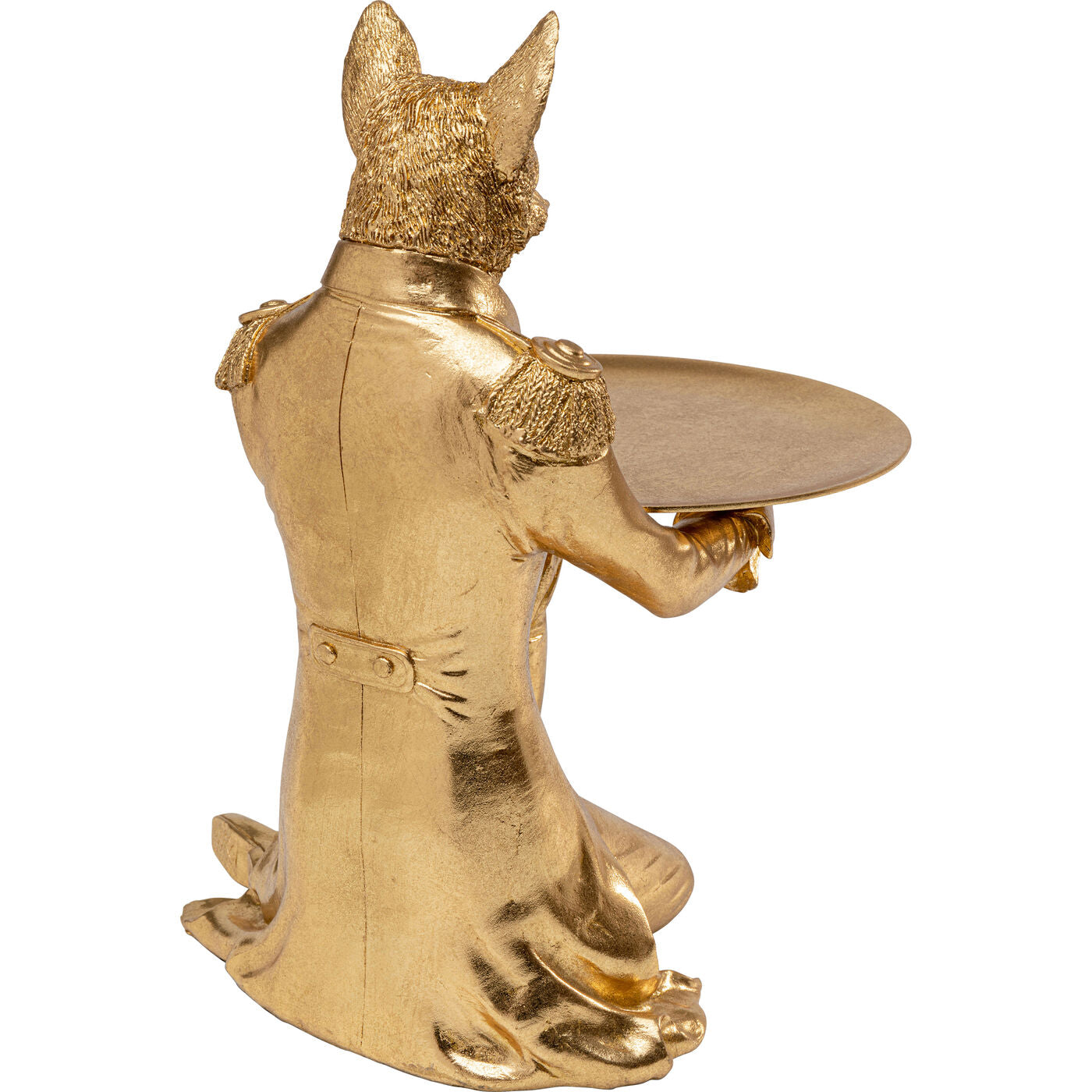 Deco Figurine Sitting Waiter Fox 36cm