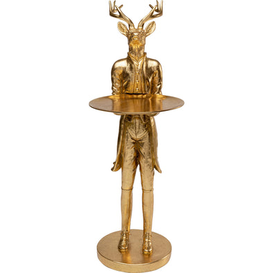 Deco Figurine Standing Waiter Deer 63cm