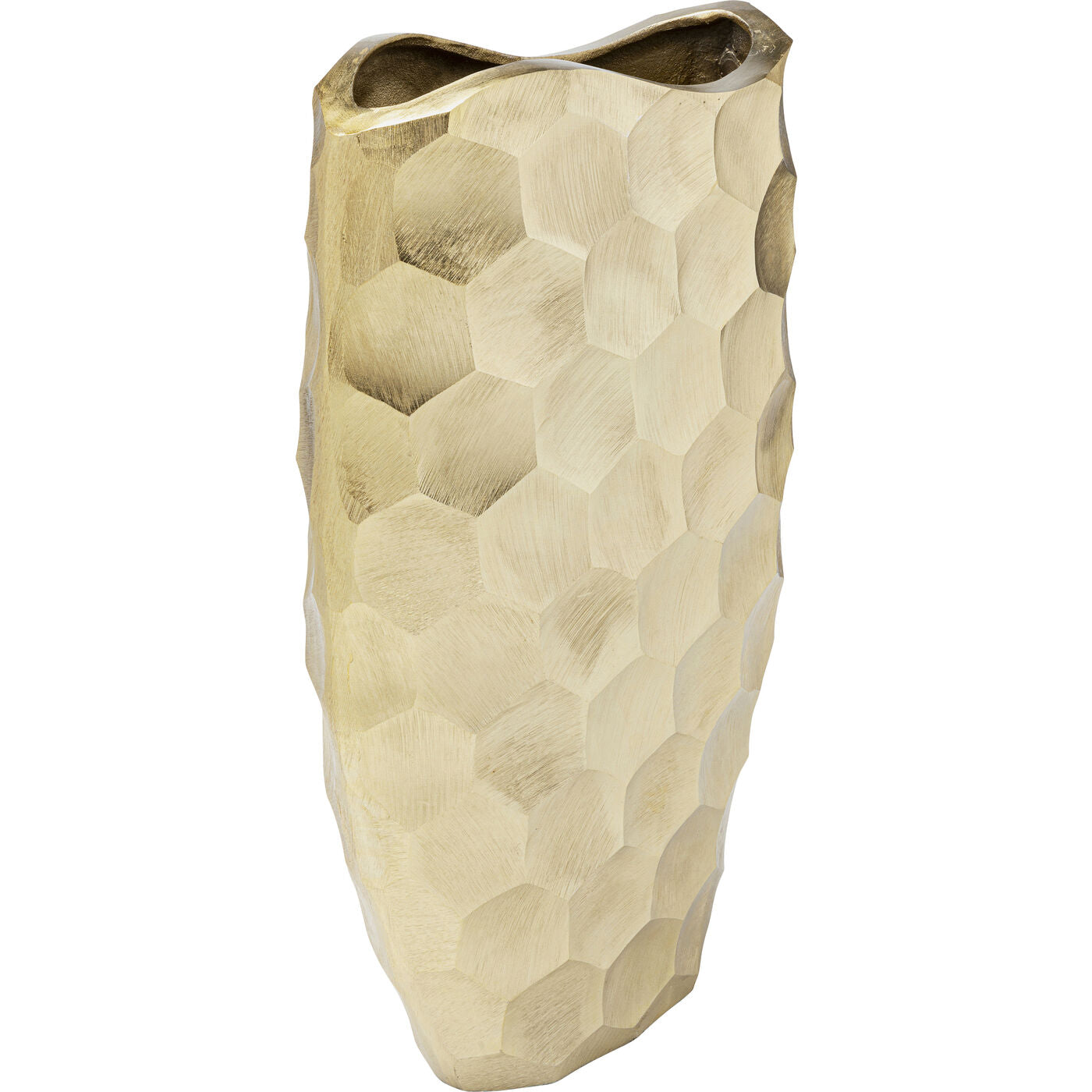 Deco Vase Sacramento Comb Champagner Gold 59cm