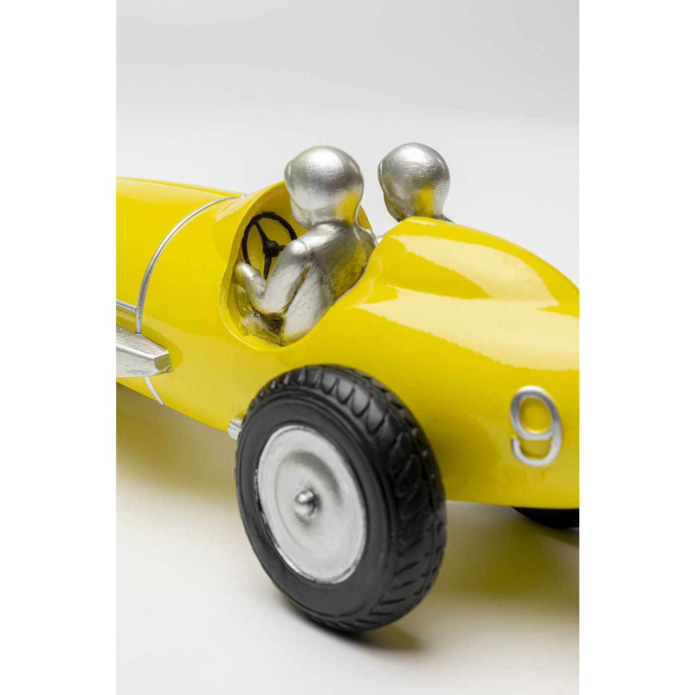 Deco Object Racing Car Yellow 9cm