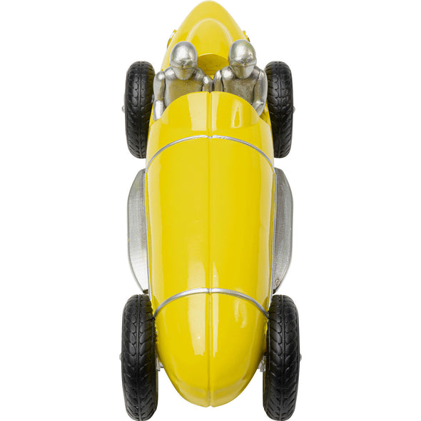 Deco Object Racing Car Yellow 9cm