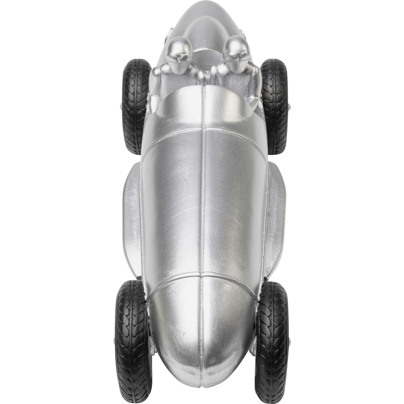 Deco Object Racing Car Silver 9cm