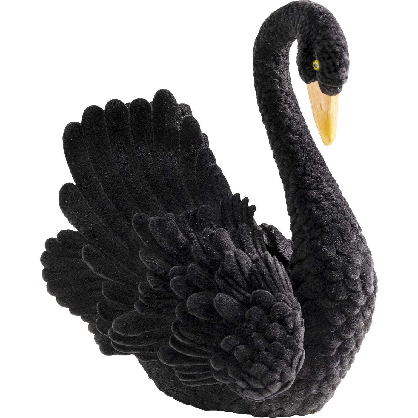 Deco Figurine Black Swan 28cm