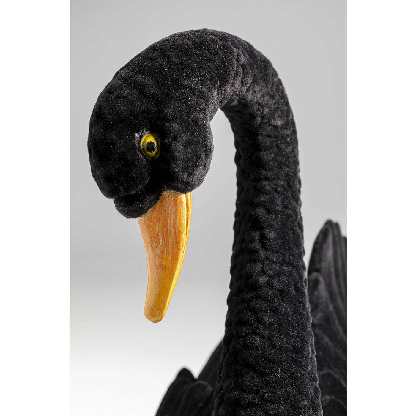 Deco Figurine Black Swan 28cm