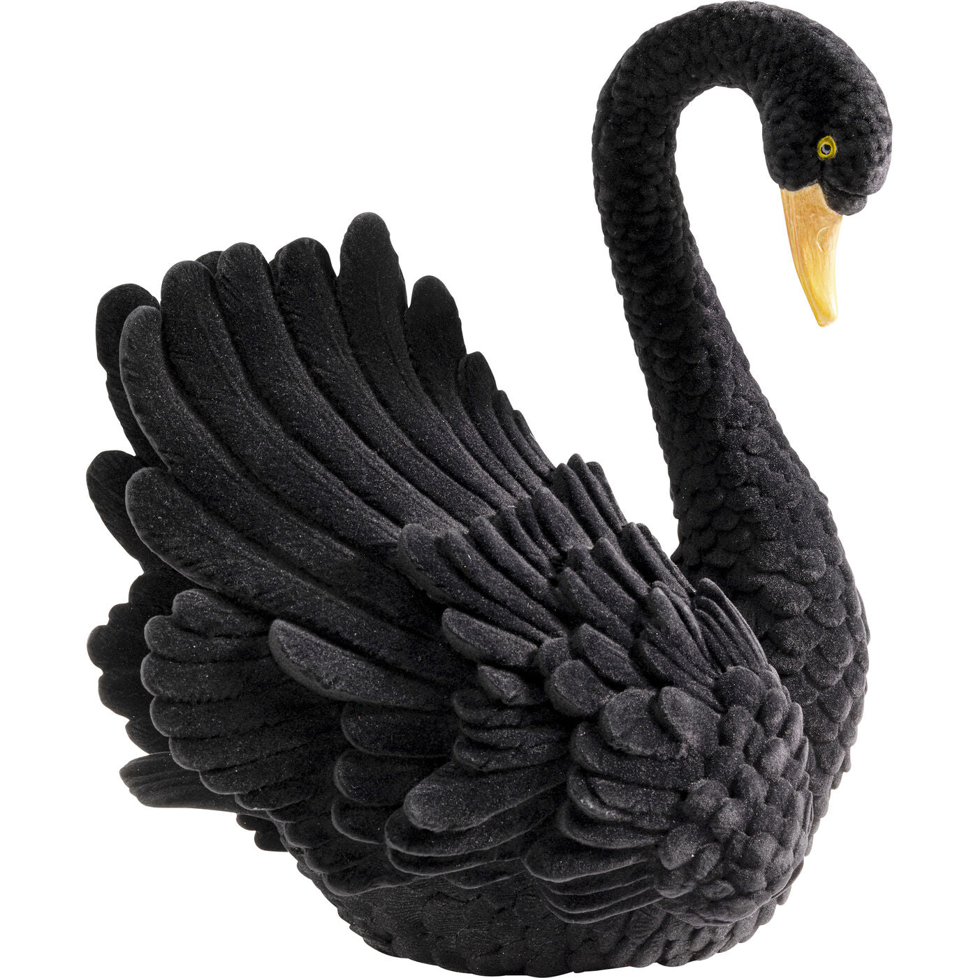 Deco Figurine Black Swan 28cm