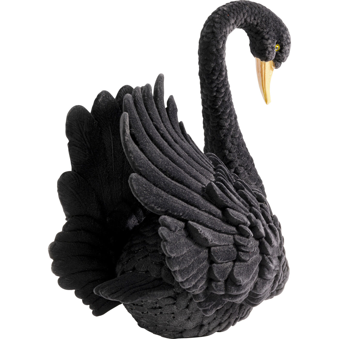 Deco Figurine Black Swan 28cm