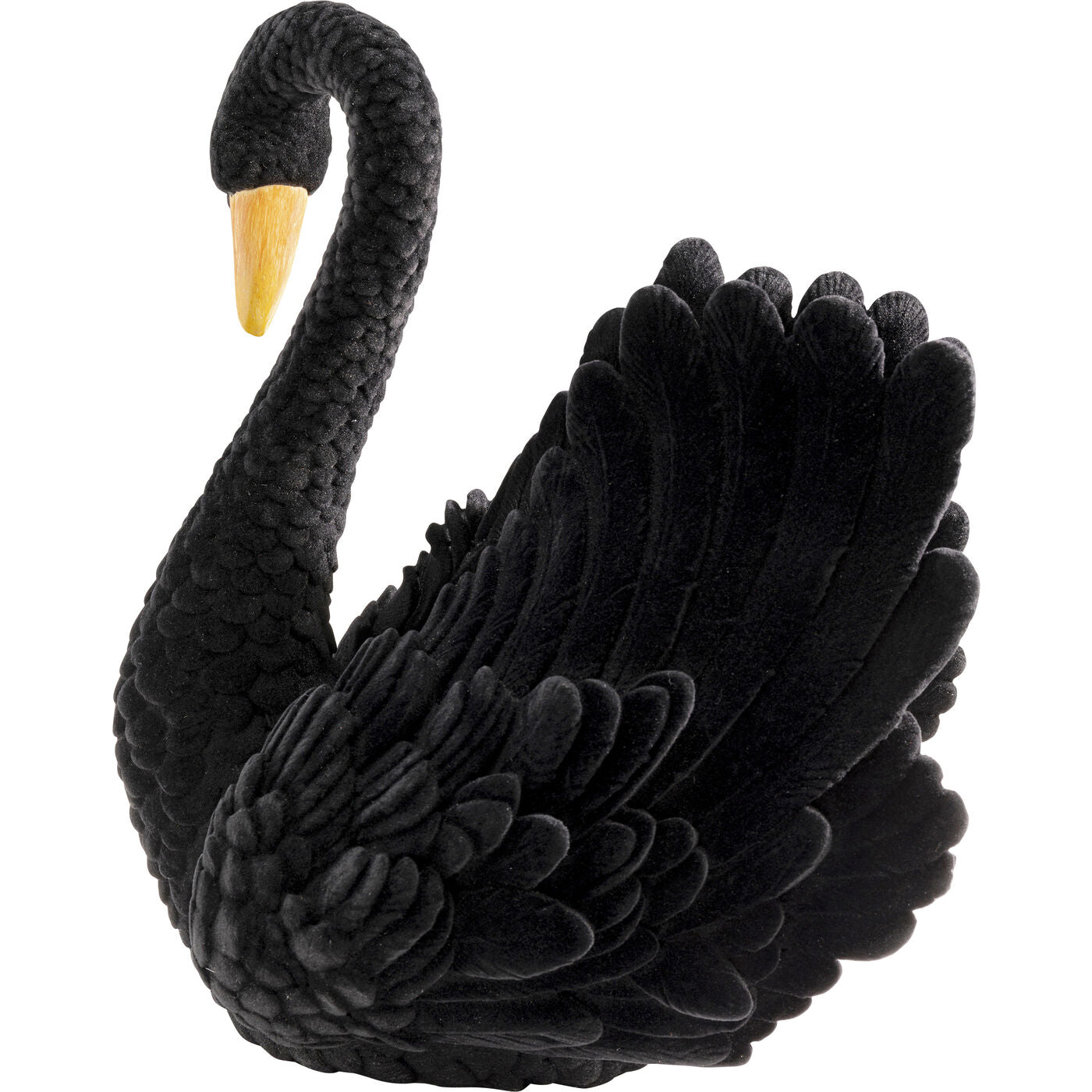 Deco Figurine Black Swan 28cm