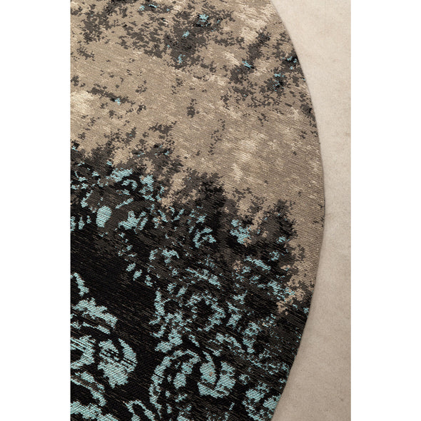 Carpet Kelim Ornament Turquoise √ò200cm