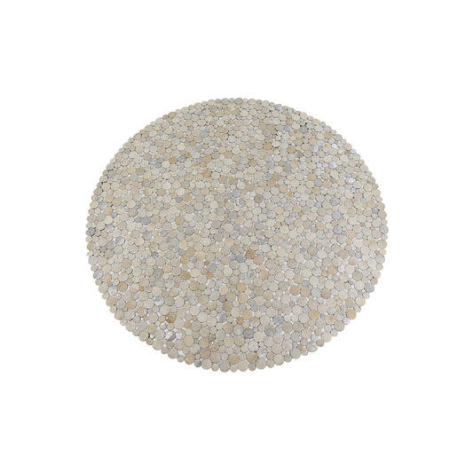 Round Beige Rug