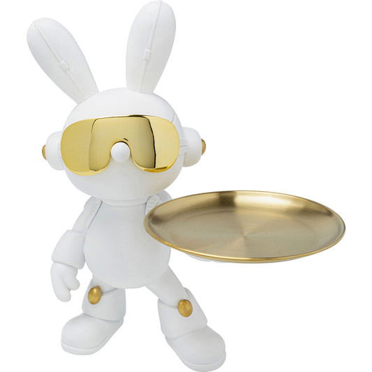 Deco Figur Cool Bunny Tray 27cm