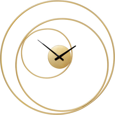 Wall Clock Circular Gold √ò74cm