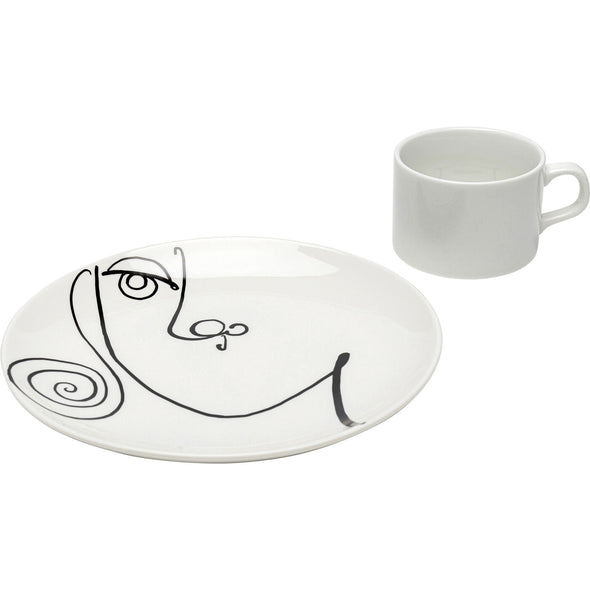 Coffee Cup Viso Donna (2/part)