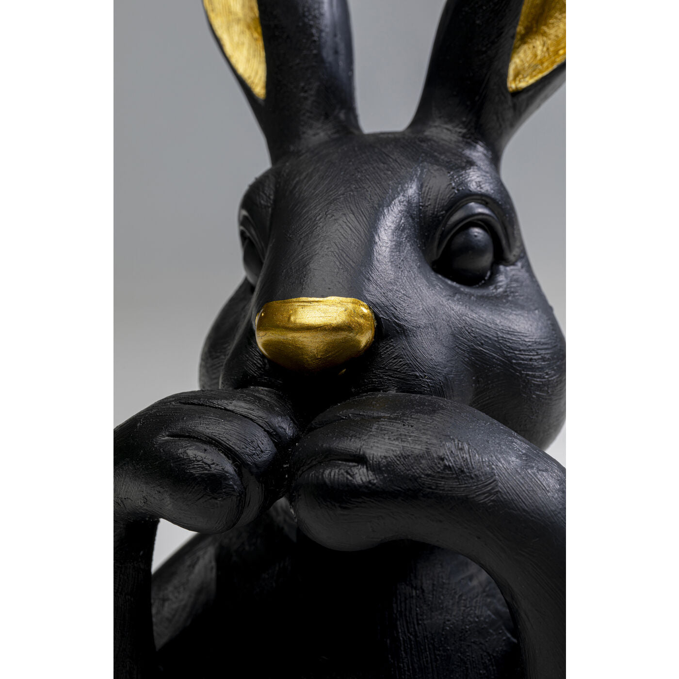 Black Rabbit Figurine