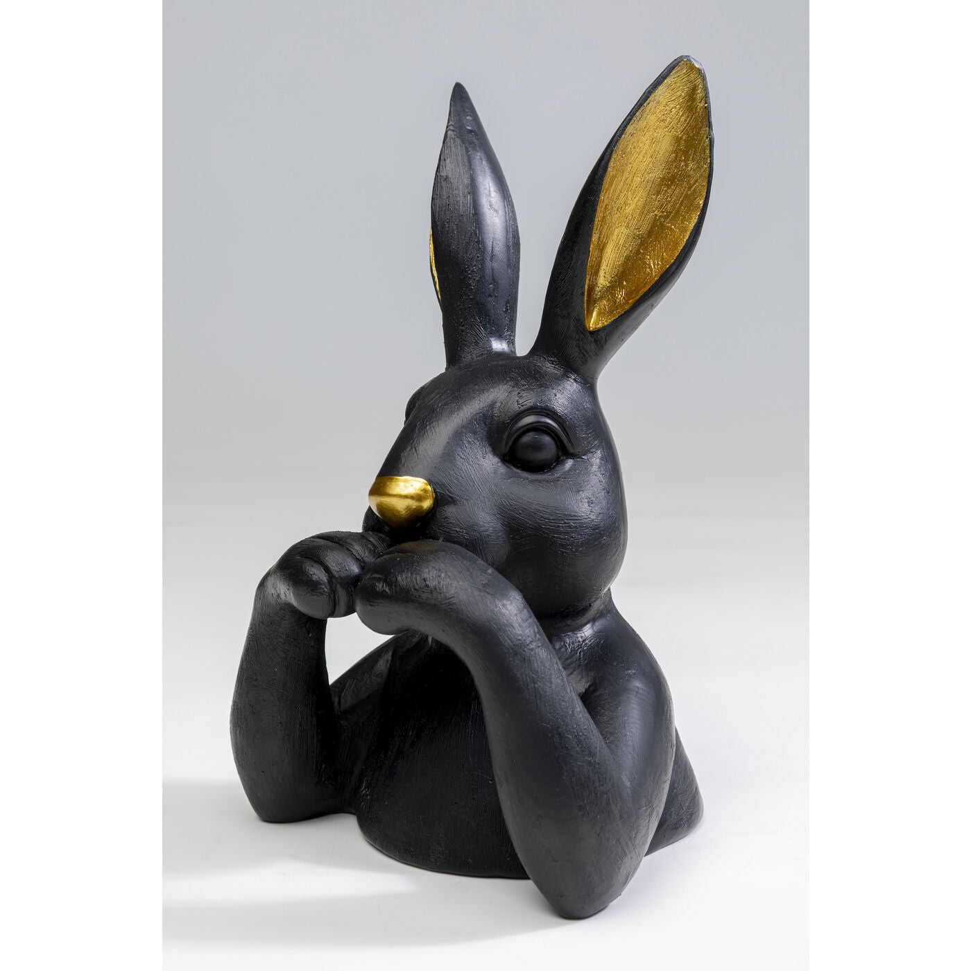 Black Rabbit Figurine