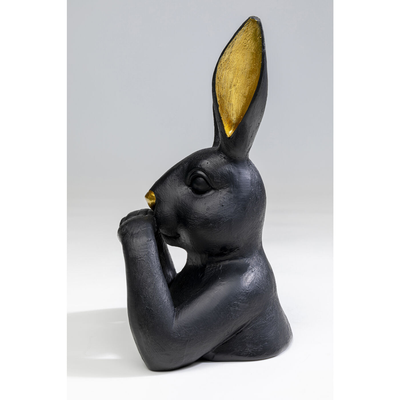 Black Rabbit Figurine