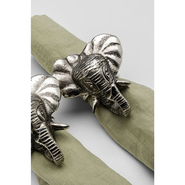 Napkin Ring Happy Elephants (4/Set)