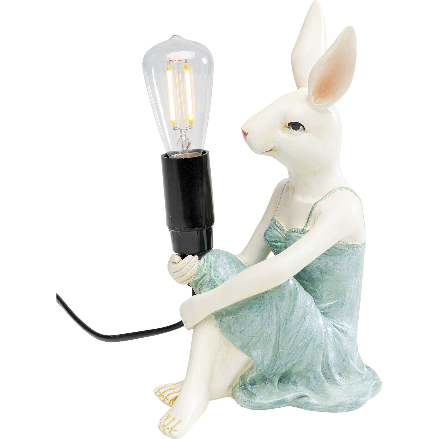 Table Lamp Girl Rabbit 21cm