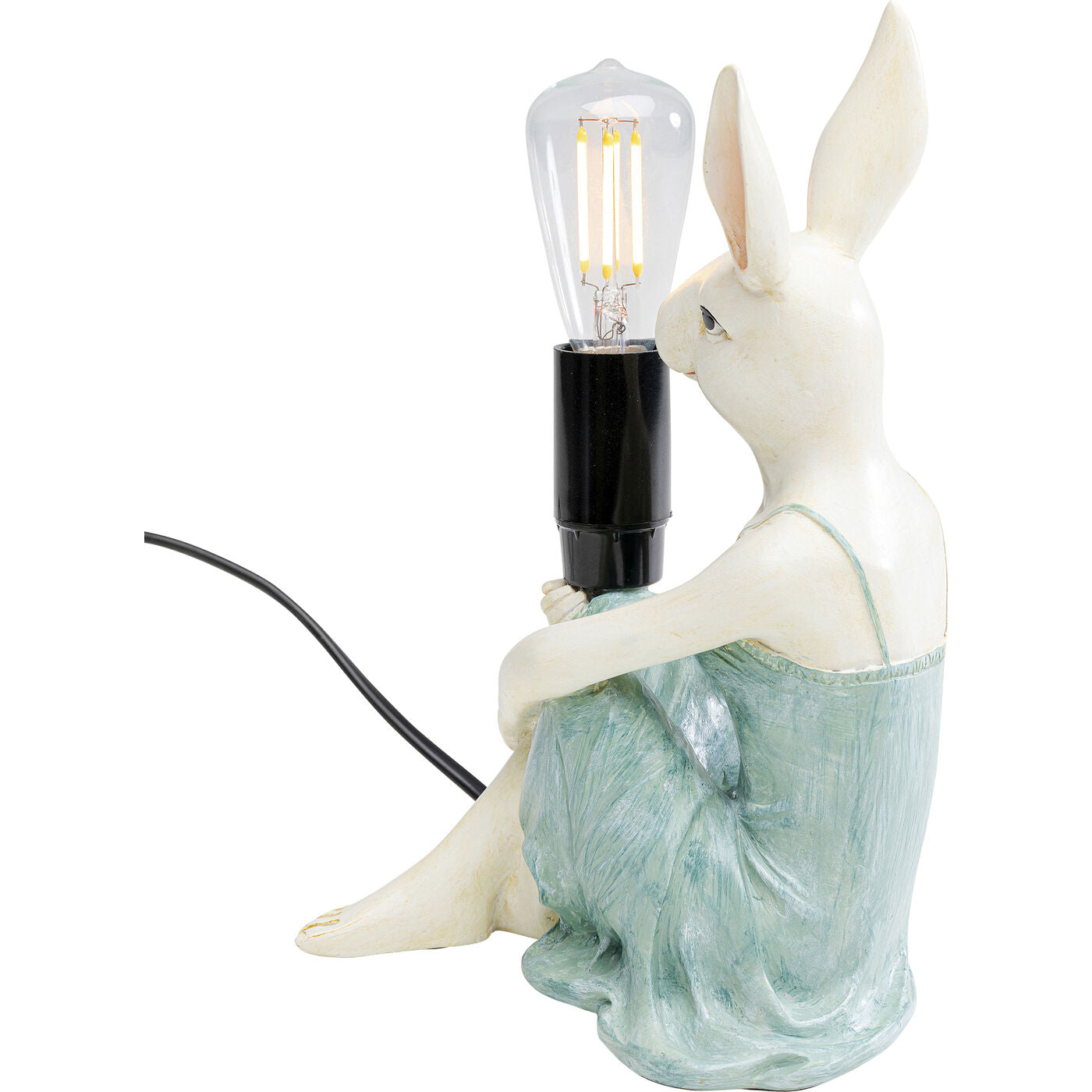 Table Lamp Girl Rabbit 21cm